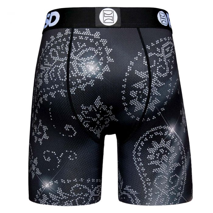 PSD Men's Dark Ice Bandana Boxer Shorts (X-Large)