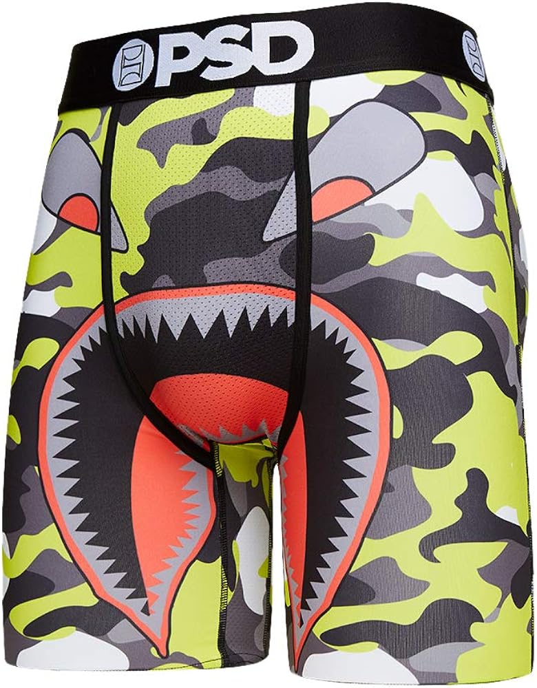 PSD Men's Neon Warface Boxer Briefs (Medium)