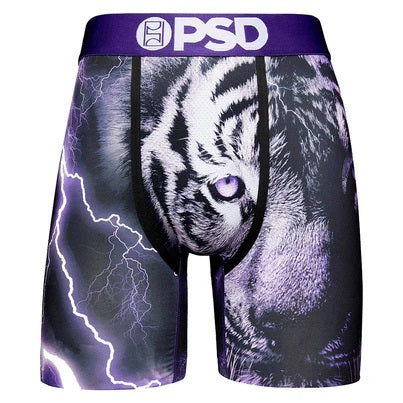 PSD Men's Thunder Stripes Boxer Shorts - Purple (Large)