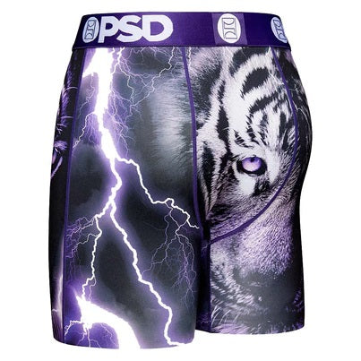 PSD Men's Thunder Stripes Boxer Shorts - Purple (Large)