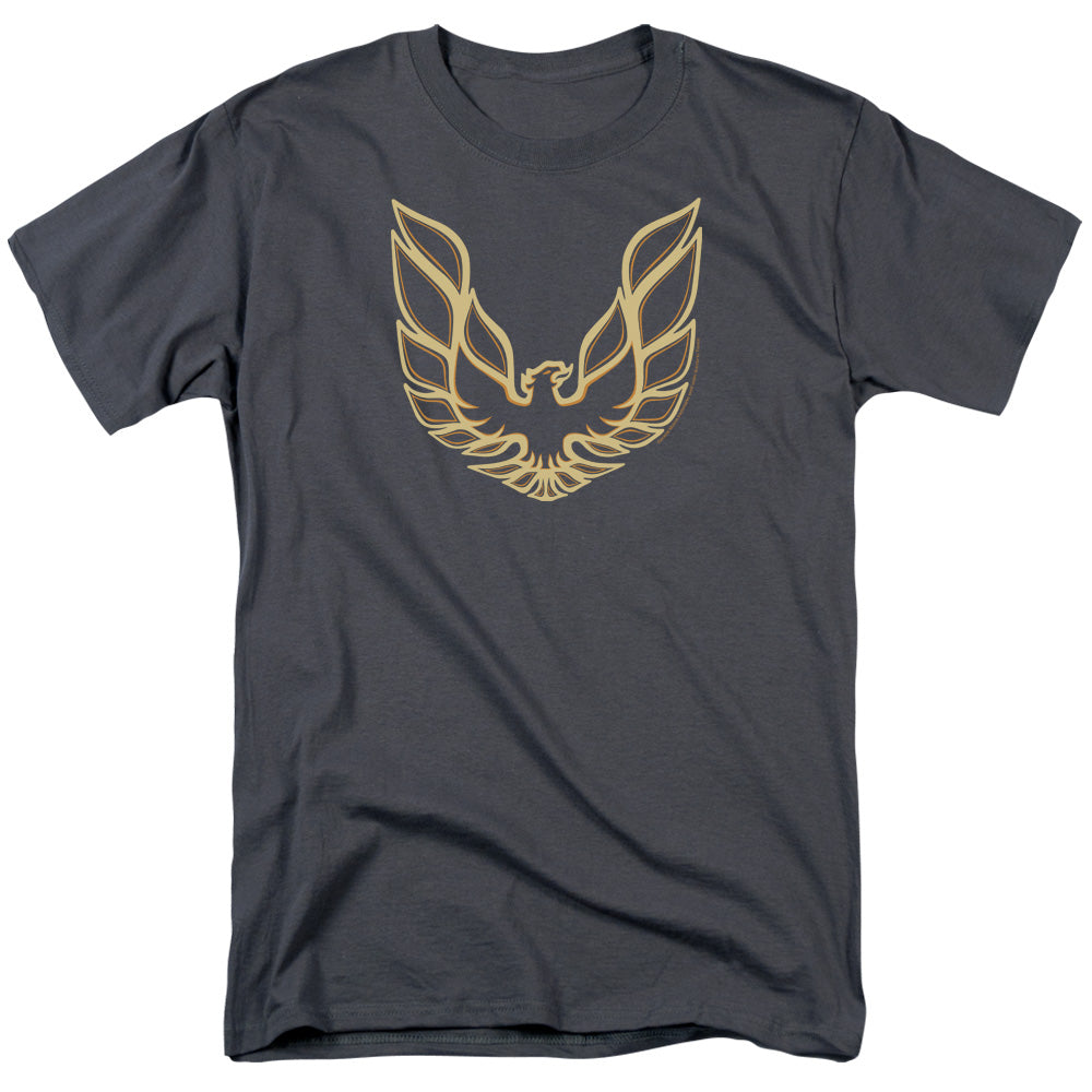 Pontiac Iconic Firebird Mens T Shirt Charcoal Officially Licensed