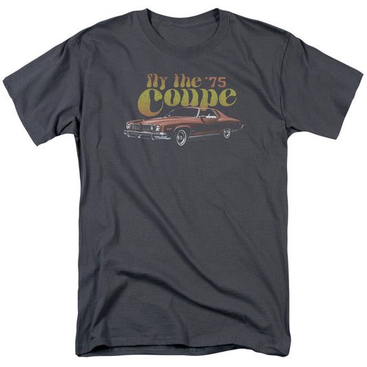 Pontiac Fly The Coupe Mens T Shirt Charcoal Officially Licensed