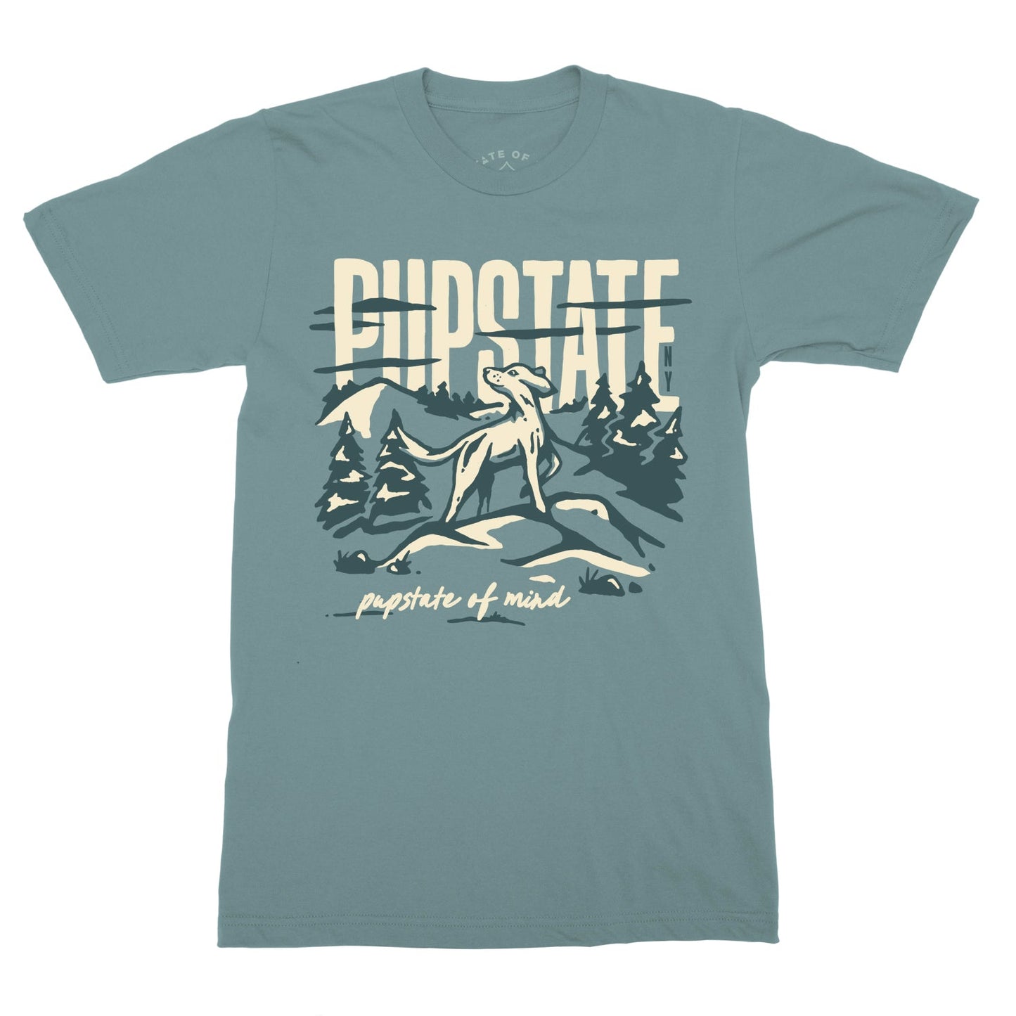 Pupstate of Mind Tee - Sage