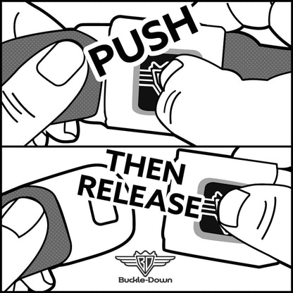 BD Wings Logo CLOSE-UP Full Color Black Silver Seatbelt Belt - Death Before Dishonor Black/White Webbing