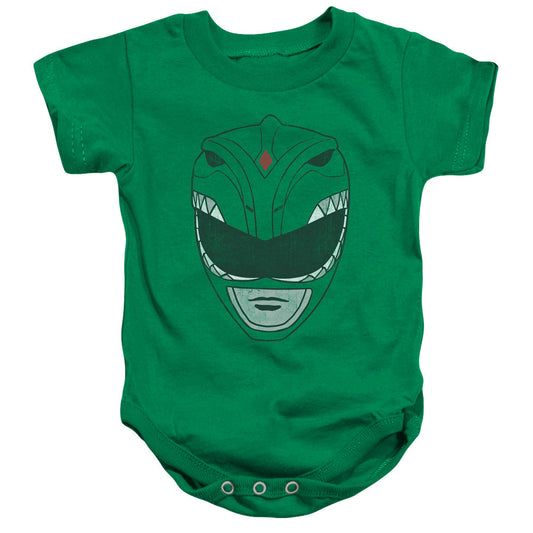 Power Rangers Green Ranger Infant Baby Snapsuit Kelly Green Officially Licensed