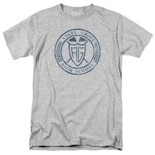 Power Rangers Angel Grove Hs Mens T Shirt Athletic Heather Officially Licensed