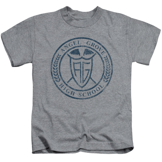 Power Rangers Angel Grove Hs Juvenile Kids Youth T Shirt Athletic Heather Officially Licensed