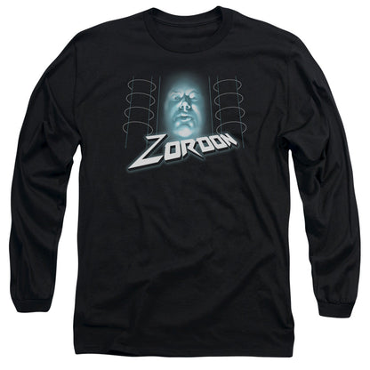 Power Rangers Zordon Mens Long Sleeve Shirt Black Officially Licensed