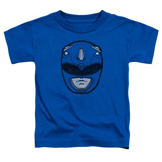 Power Rangers Blue Ranger Mask Toddler Kids Youth T Shirt Royal Blue Officially Licensed