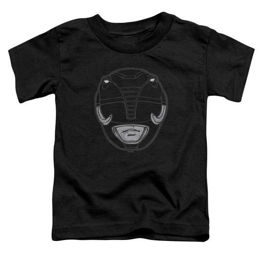 Power Rangers Black Ranger Mask Toddler Kids Youth T Shirt Black Officially Licensed