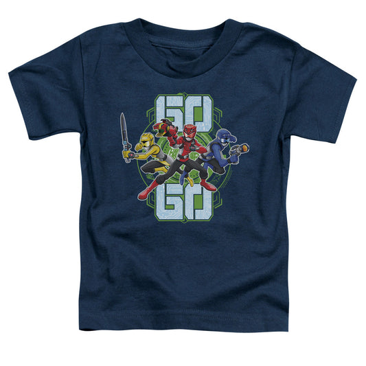 Power Rangers Go Go Toddler Kids Youth T Shirt Navy Blue Officially Licensed