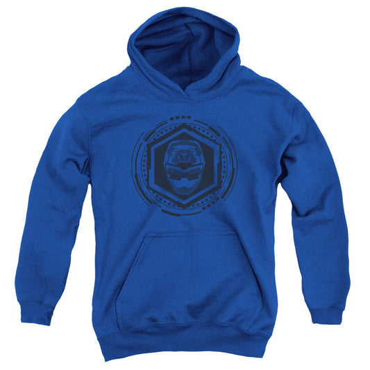 Power Rangers Blue Ranger Kids Youth Hoodie Royal Blue Officially Licensed