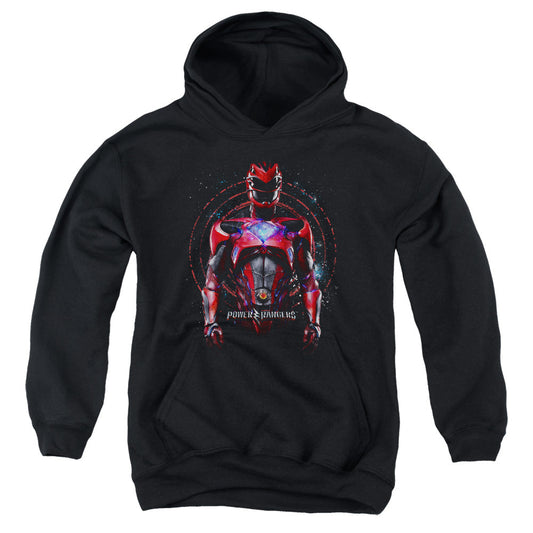 Power Rangers Red Ranger Kids Youth Hoodie Black Officially Licensed