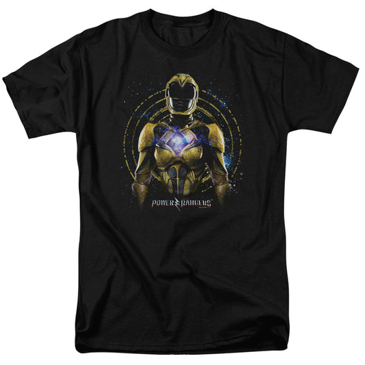 Power Rangers Yellow Ranger Mens T Shirt Black Officially Licensed