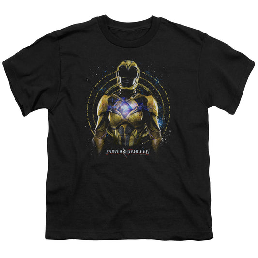 Power Rangers Yellow Ranger Kids Youth T Shirt Black Officially Licensed