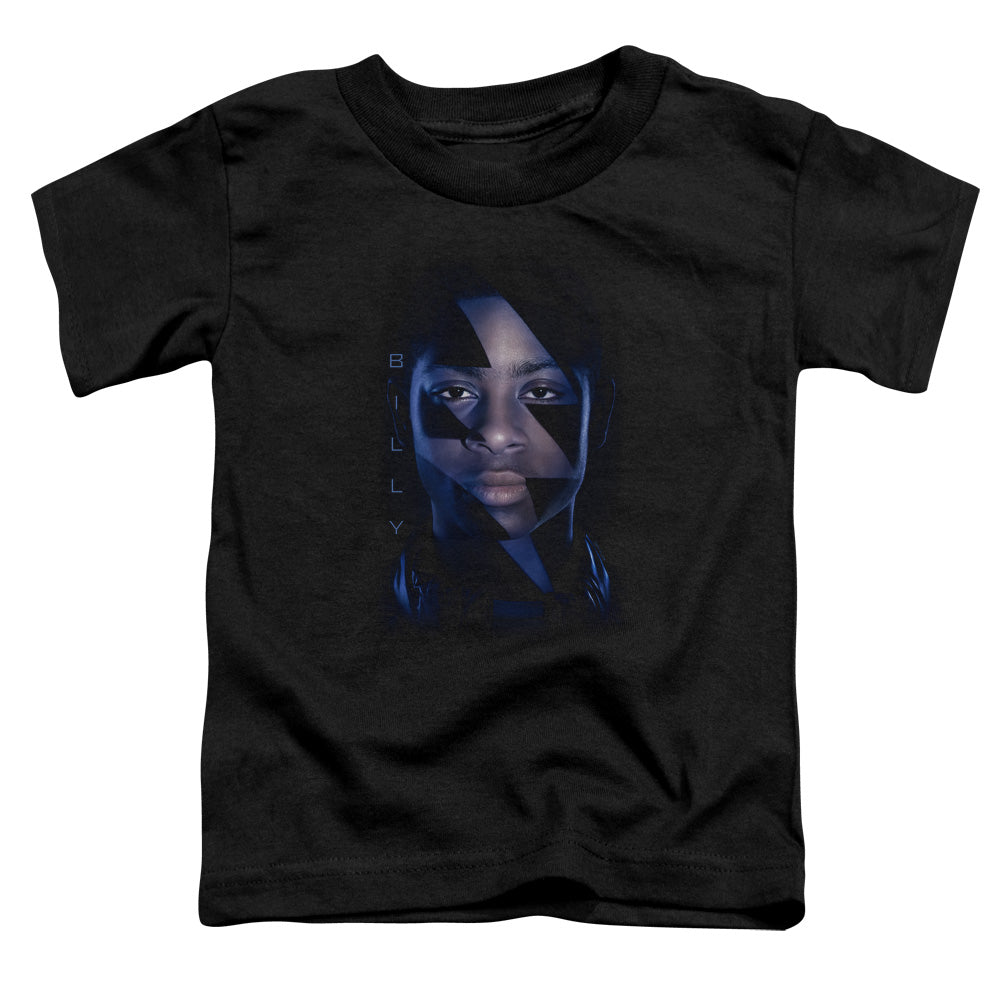 Power Rangers Billy Bolt Toddler Kids Youth T Shirt Black Officially Licensed
