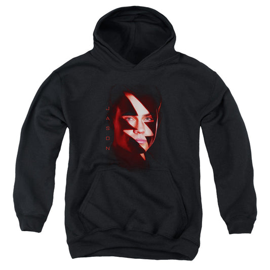 Power Rangers Jason Bolt Kids Youth Hoodie Black Officially Licensed
