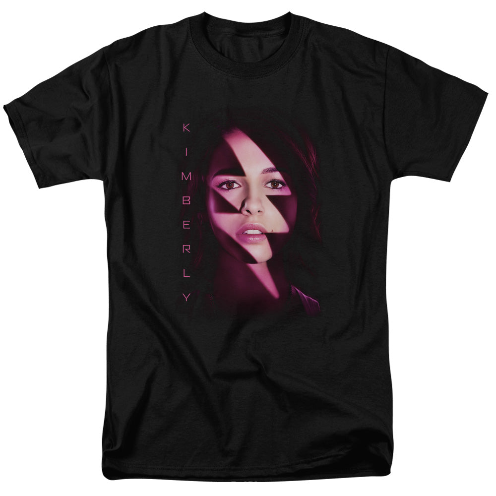 Power Rangers Kimberly Bolt Mens T Shirt Black Officially Licensed