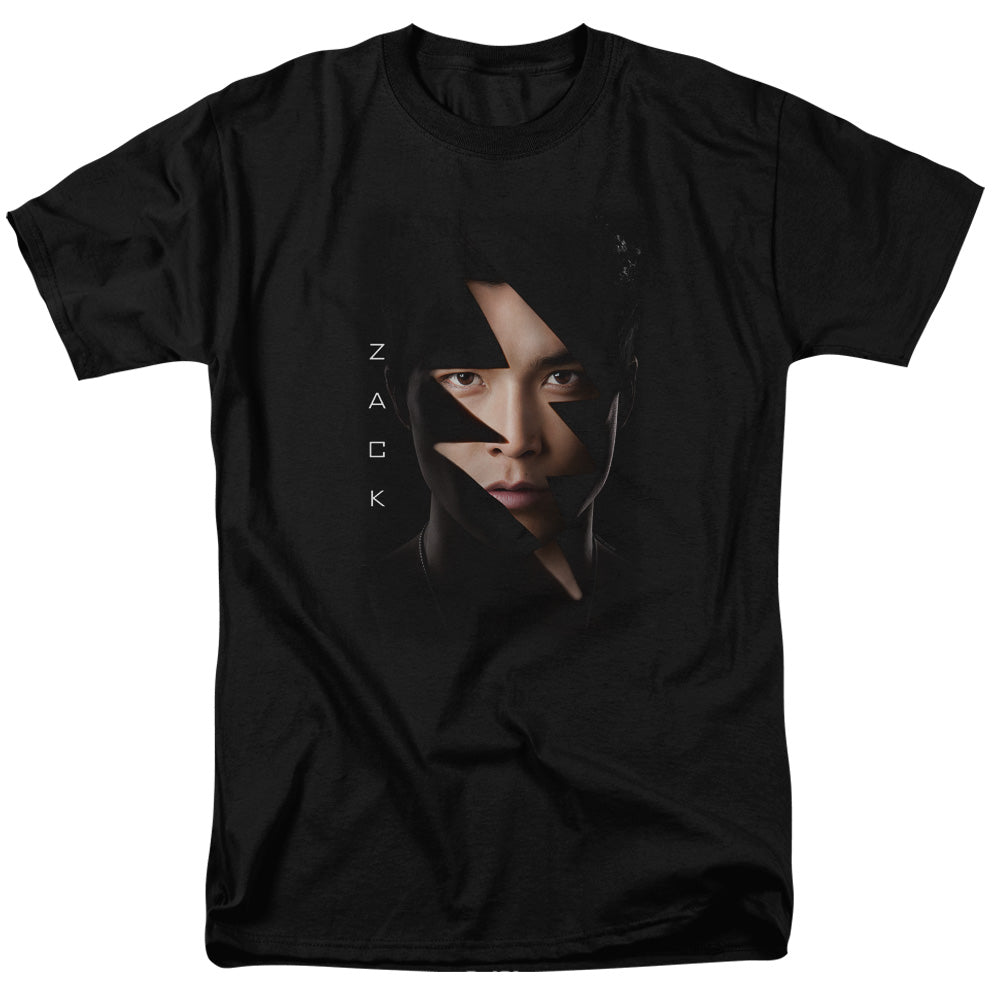Power Rangers Zack Bolt Mens T Shirt Black Officially Licensed
