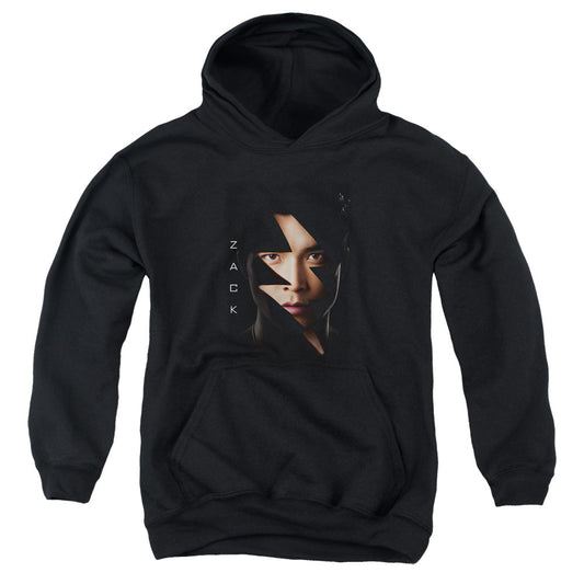Power Rangers Zack Bolt Kids Youth Hoodie Black Officially Licensed