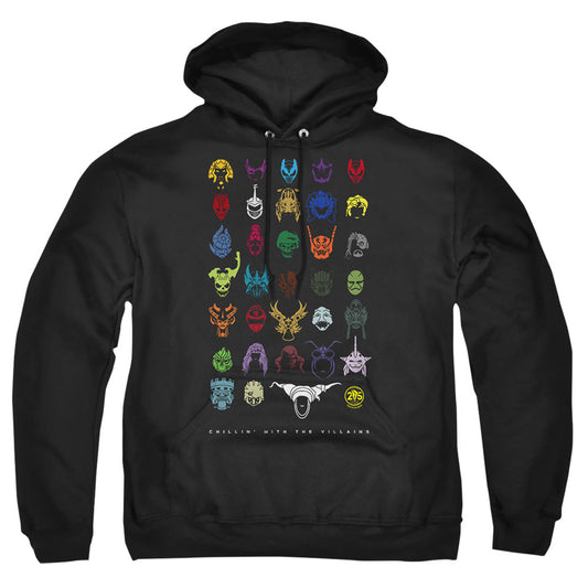 Power Rangers Villians Mens Hoodie Black Officially Licensed