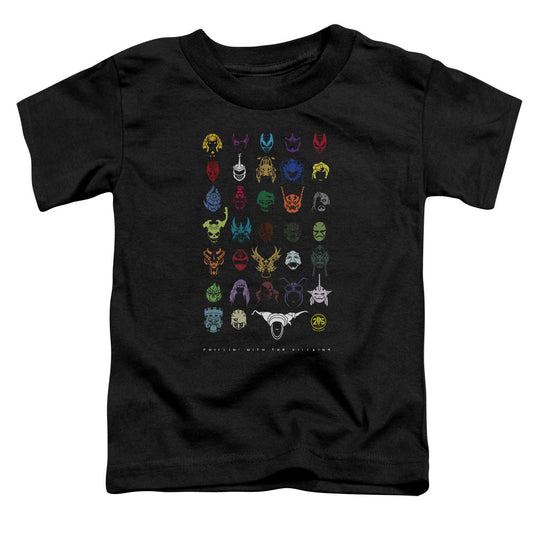 Power Rangers Villains Toddler Kids Youth T Shirt Black Officially Licensed