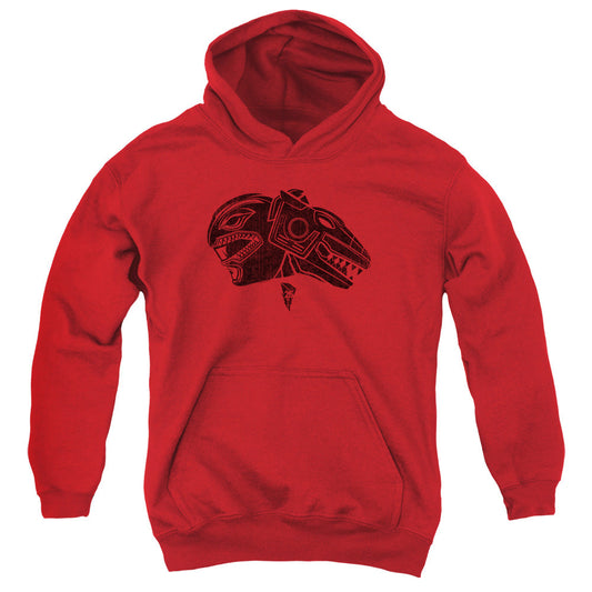 Power Rangers Red Kids Youth Hoodie Red Officially Licensed
