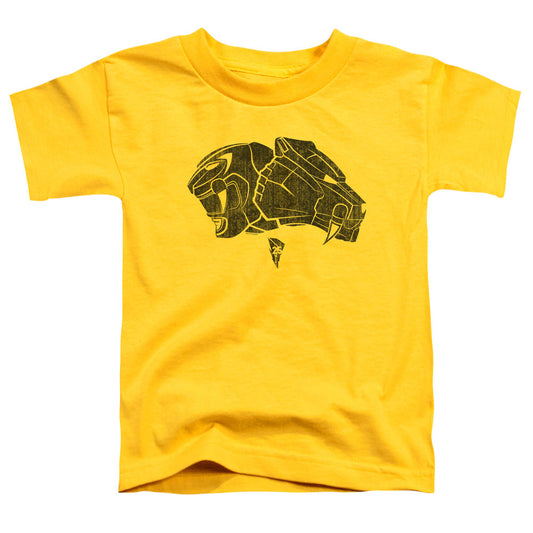 Power Rangers Yellow Toddler Kids Youth T Shirt Yellow Officially Licensed