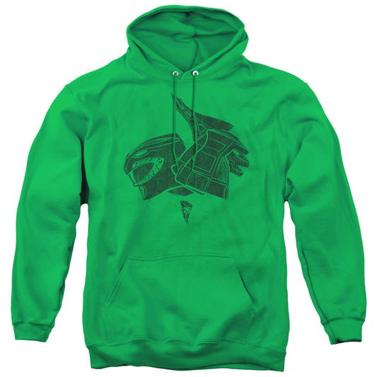Power Rangers Green Mens Hoodie Kelly Green Officially Licensed