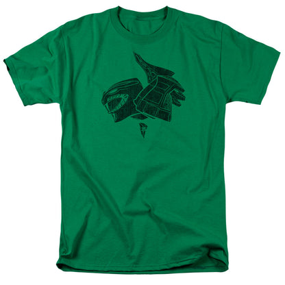Power Rangers Green Mens T Shirt Kelly Green Officially Licensed