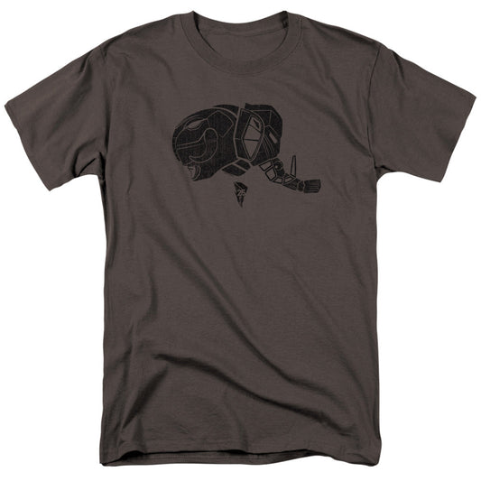 Power Rangers Black Mens T Shirt Charcoal Officially Licensed