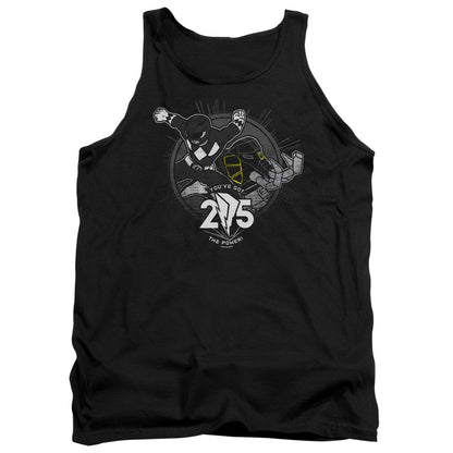 Power Rangers Black 25 Mens Tank Top Shirt Black Officially Licensed