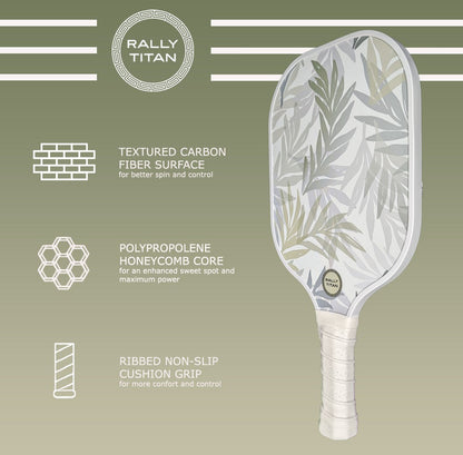 Olive | 10MM | T300 Textured Carbon Fiber Surface