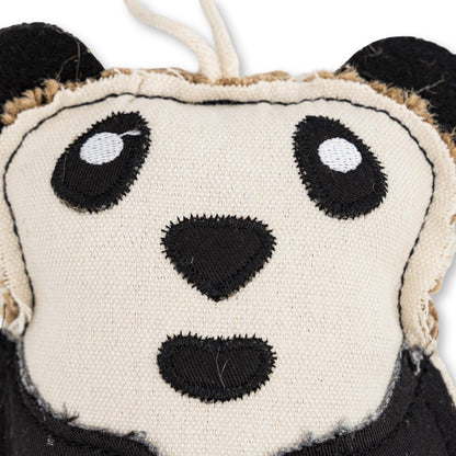 Canvas & Jute Panda-Shaped Dog Chew Toy – Durable, Safe and Non-Toxic