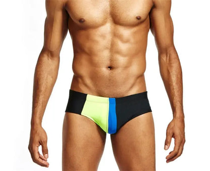 Patchwork Swim Brief