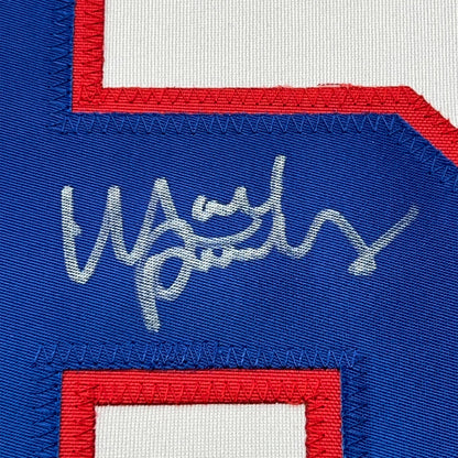 Framed Autographed/Signed Mark Pavelich 35x39 White Team USA Miracle On Ice 1980 Olympics Hockey Jersey JSA COA