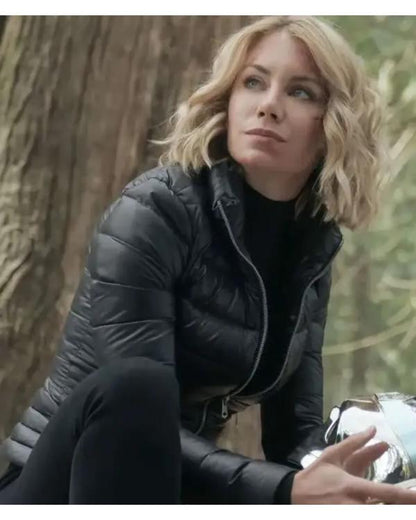 Peacemaker Jennifer Holland Black Puffer Jacket