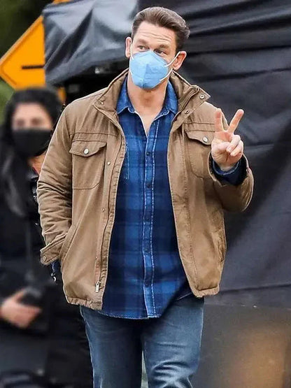 Peacemaker S02 John Cena Brown Jacket