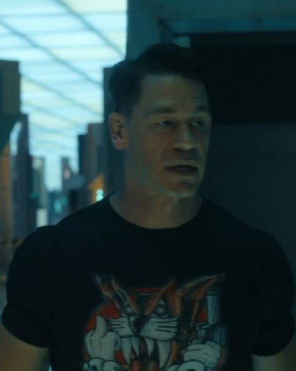 Peacemaker John Cena Black T-Shirt