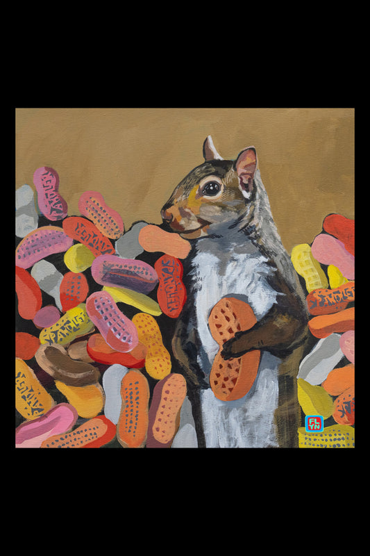Peanuts Squirrel Print