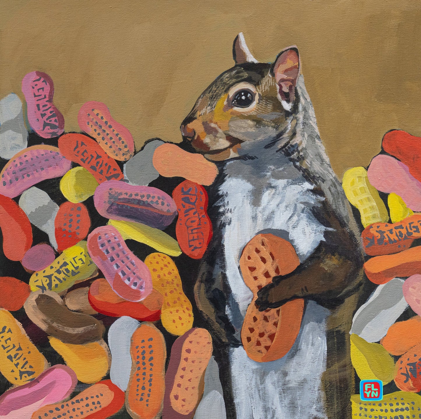 Peanuts Squirrel Print