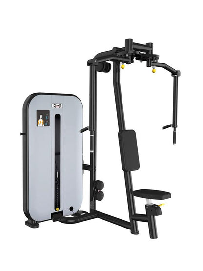 Vogue Pec Deck/Rear Delt - Muscle D Fitness - Adjustable Seat - Pin Selectorized - Chest Back Workout Combo