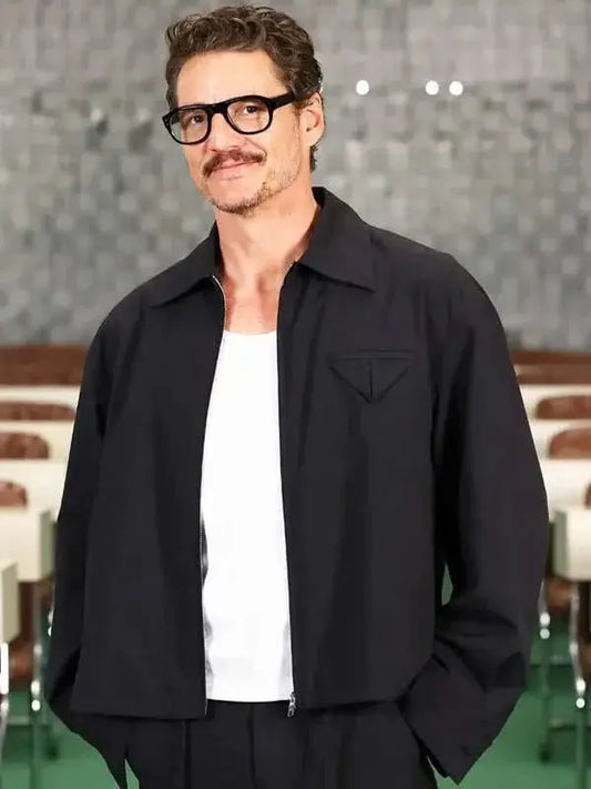Pedro Pascal The Fantastic Four First Steps Black Jacket