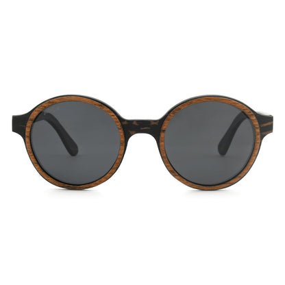Pepe – Iconic Round Wood Sunglasses