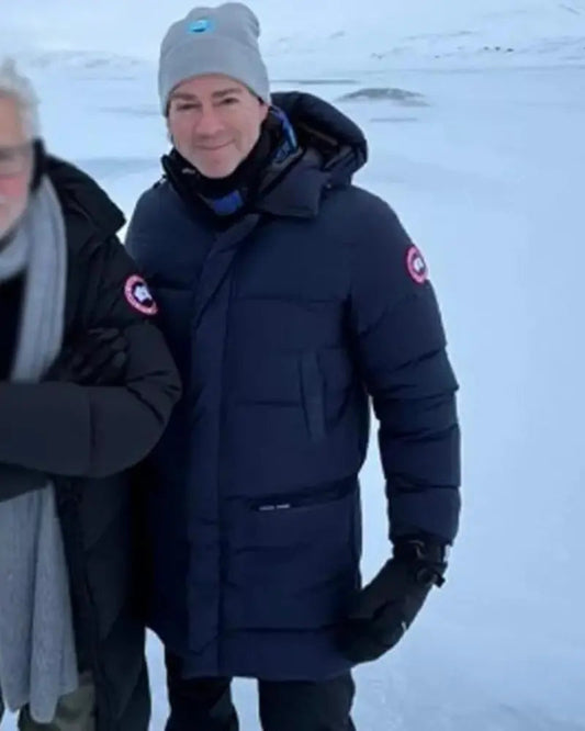 Superman 2025 Peter Safran Puffer Coat