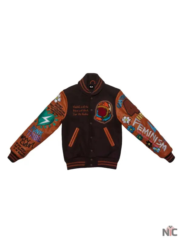 Pharrell Williams Billionaire Boys Club Letterman Jacket