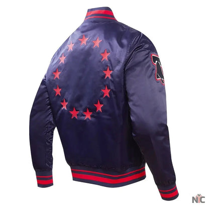 Philadelphia 76ers 2024 City Edition Satin Full-Snap Jacket