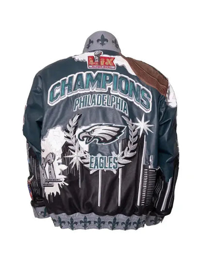 Super Bowl Champions Philadelphia Eagles Leather Jacket
