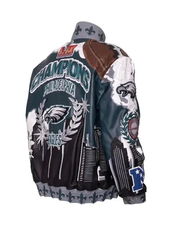 Super Bowl Champions Philadelphia Eagles Leather Jacket