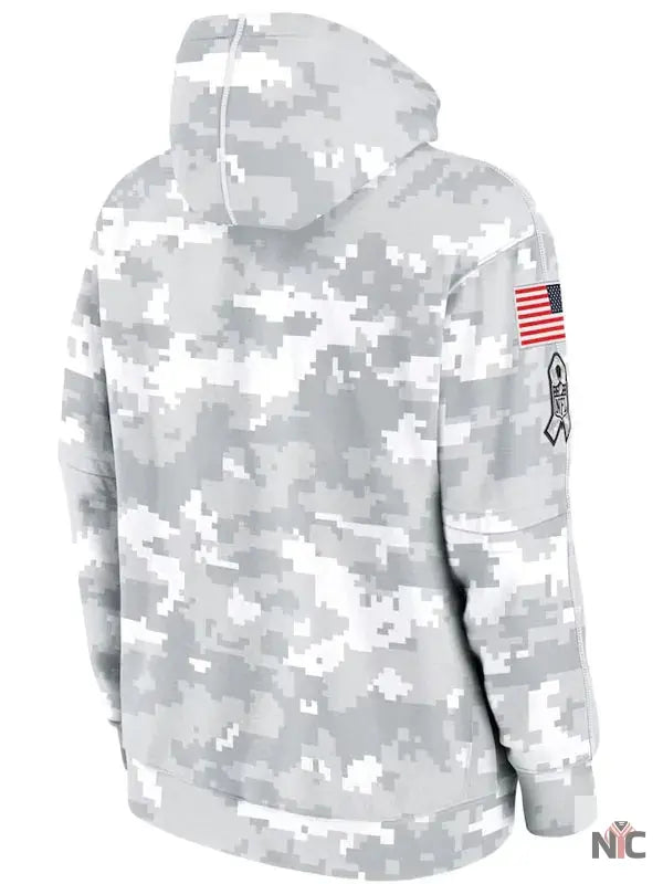Philadelphia Eagles Salute To Service Camo 2024 Hoodie